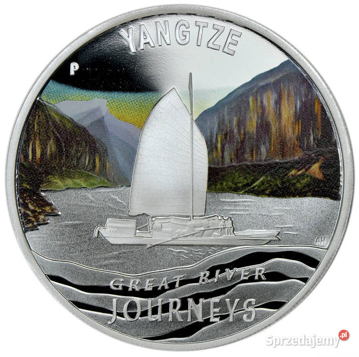 Srebrny zestaw 5 monet Great River Journeys