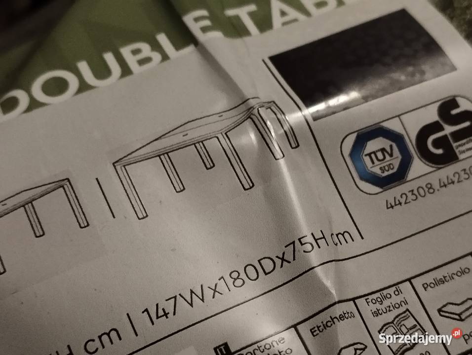 stół do ogrodu ogrodowy nowy Poznań