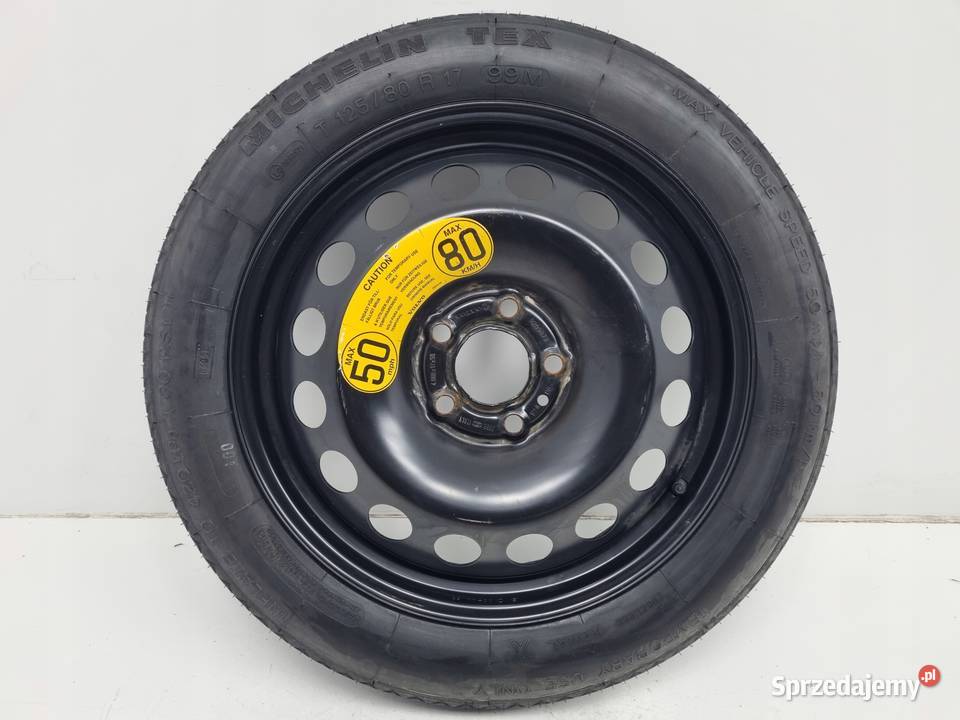KOŁO DOJAZDOWE 12580 R17 9209872 5x108 Samochodowe Chełm sprzedam