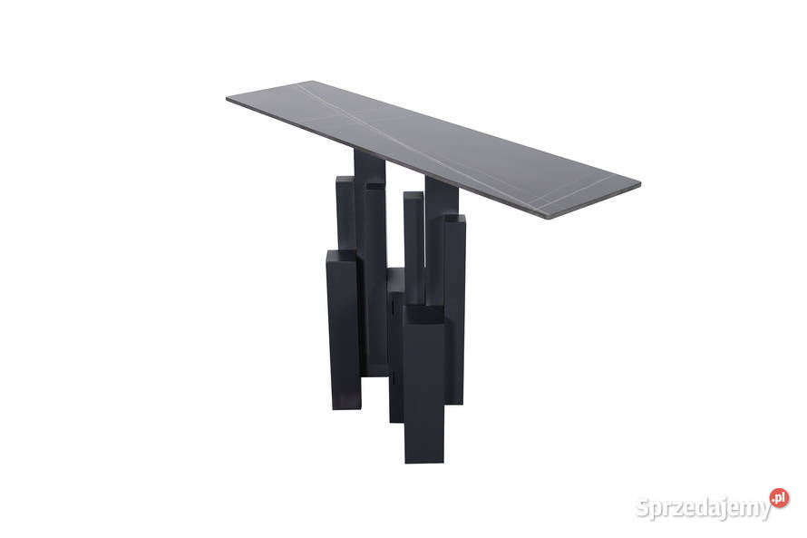 Konsola nowojorska czarna z kamiennym blatem sprzedam