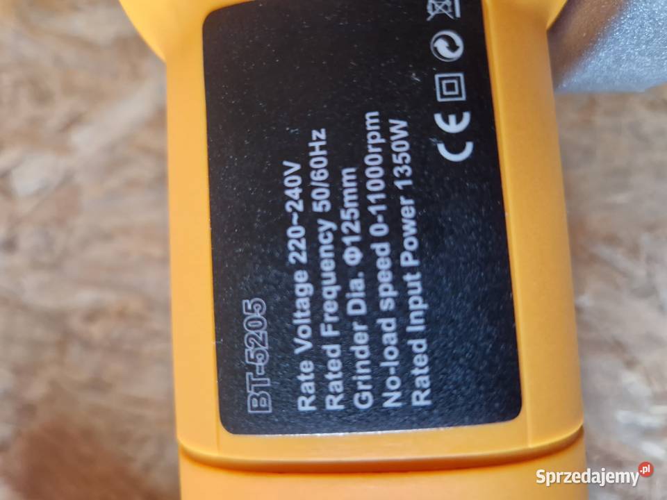 MOCNA SZLIFIERKA KĄTOWA 1350W 125mm KĄTÓWKA Z Głogowa