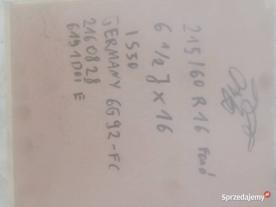 Felgi koła Ford c s 21560 r16 65jx16 2160838 Motoryzacja Czernikowo sprzedam