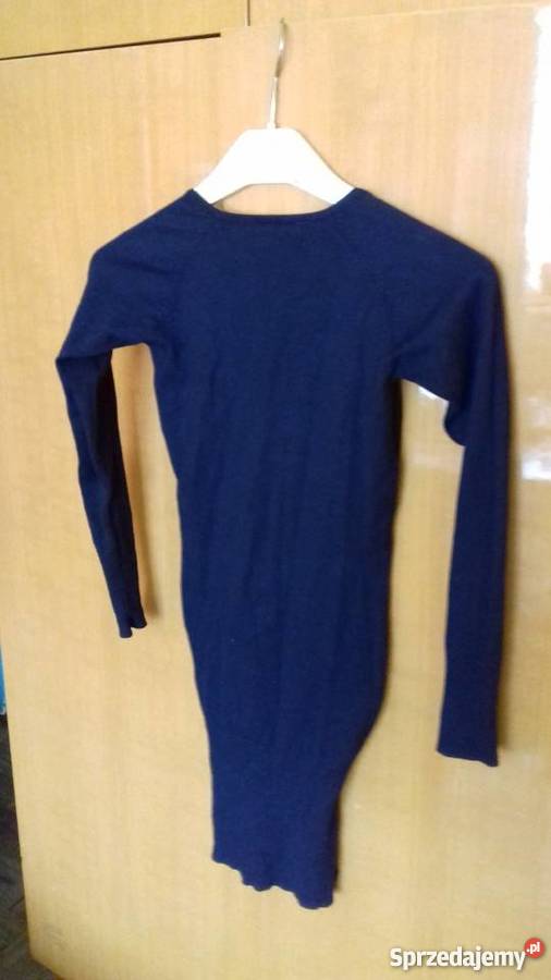 Sweter długi 36 czarny pomorskie Gdańsk sprzedam