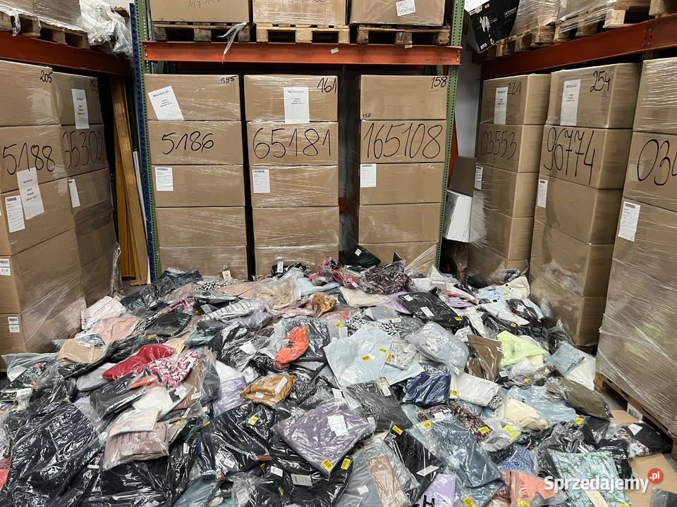 Paleta MIX Odzieży kategoria A ware światowe mazowieckie Warszawa