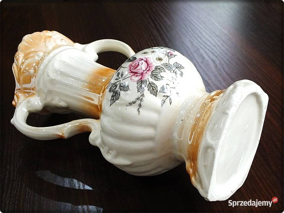 Wazon w kształcie amfoty greckiej Porcelit Żary