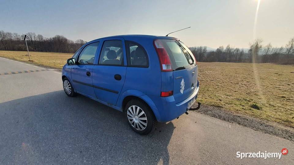 Opel Meriva 16 2003r manualna Samochody osobowe małopolskie Klecza Dolna