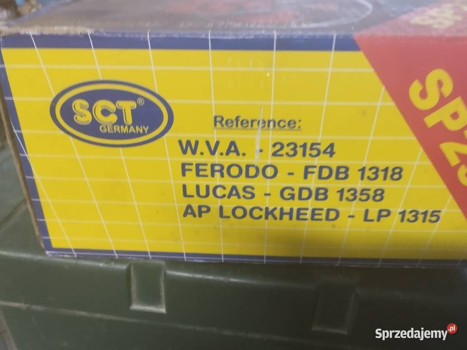Klocki Hamulcowe SCT Ford Focus SP237 Wolsztyn