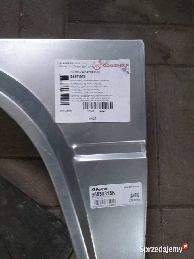 Błotniki tylny vw t3 lewy z pułką plus tylny opolskie Wojciechów