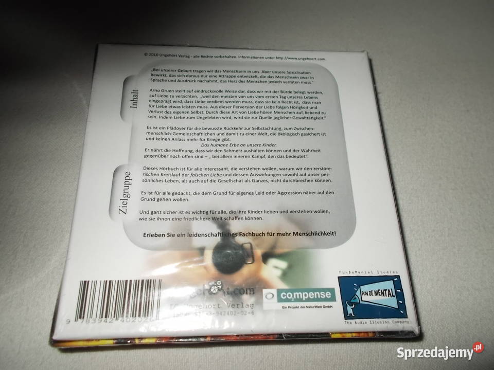 Arno GruenVerratene LiebeFalsche Gotteraudiobook Audiobooki i e-booki Poznań sprzedam