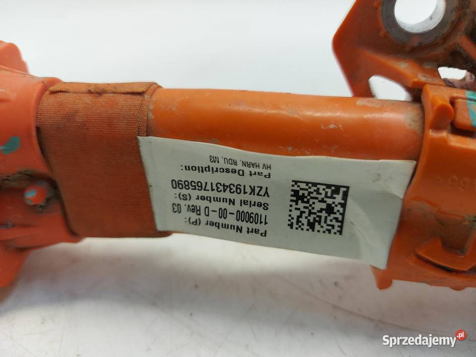 TESLA MODEL 3 Przewód wysokiego napięcia silnika osobowe