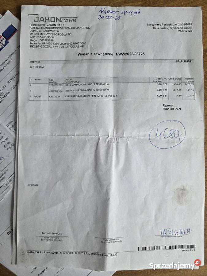 Opel Insignia 112016r Salon Polska 168000km Lublin