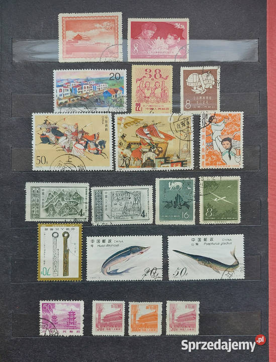 Znaczki chiny ludowe zestaw2 mazowieckie Warszawa sprzedam