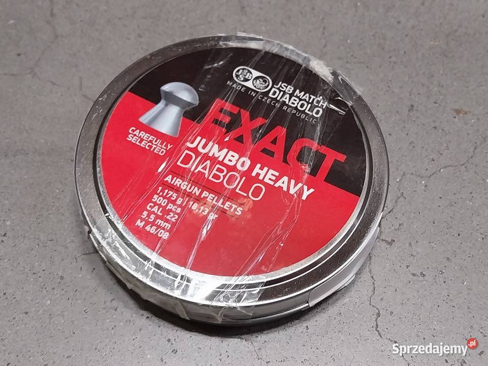 Śrut diabolo JSB Exact Jumbo Heavy 552 mm 500 śląskie Czeladź