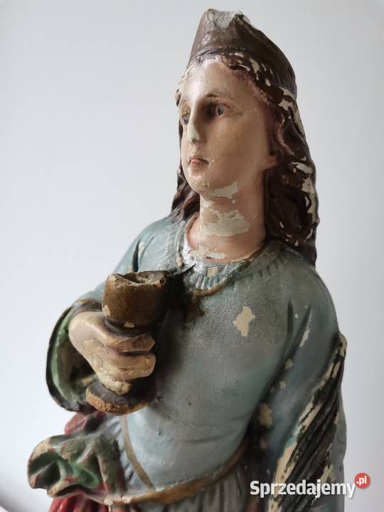 Stara unikatowa przedwojenna gipsowa figurka Katowice sprzedam