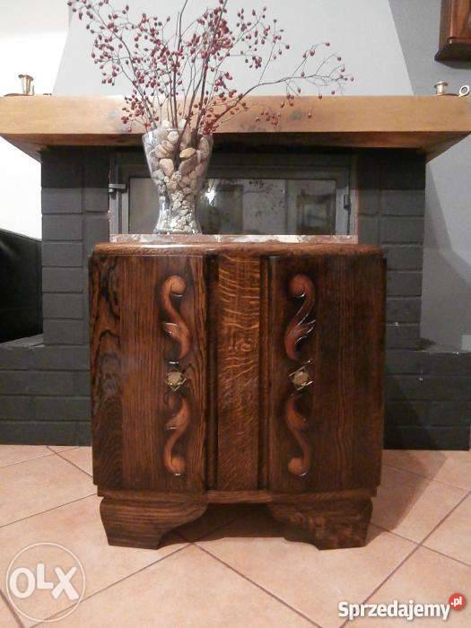 Komodaszafka dębowa z marmurem dolnośląskie