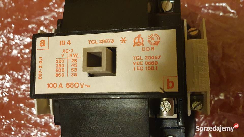stycznik ID 4 100A 660V jeszcze 7 nieużywane Wrocław