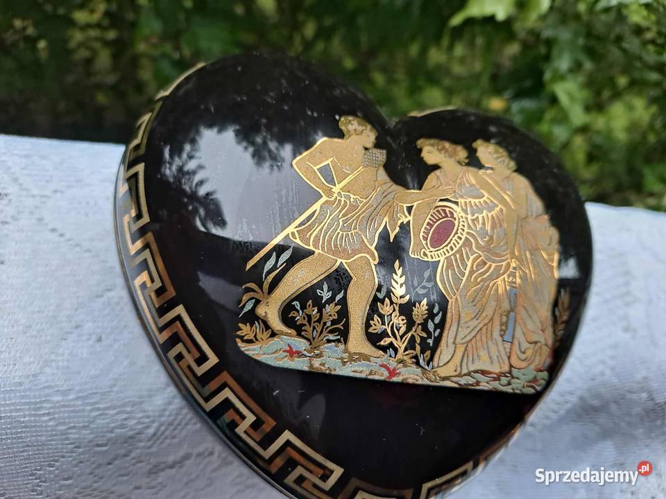 Porcelana grecka pozłacana na biżuterie PANADOS Kraków sprzedam