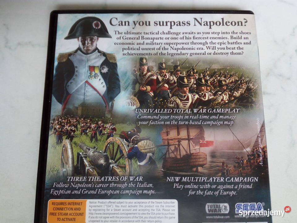 Games for Windows NAPOLEON TOTAL WAR pc dvd 2
