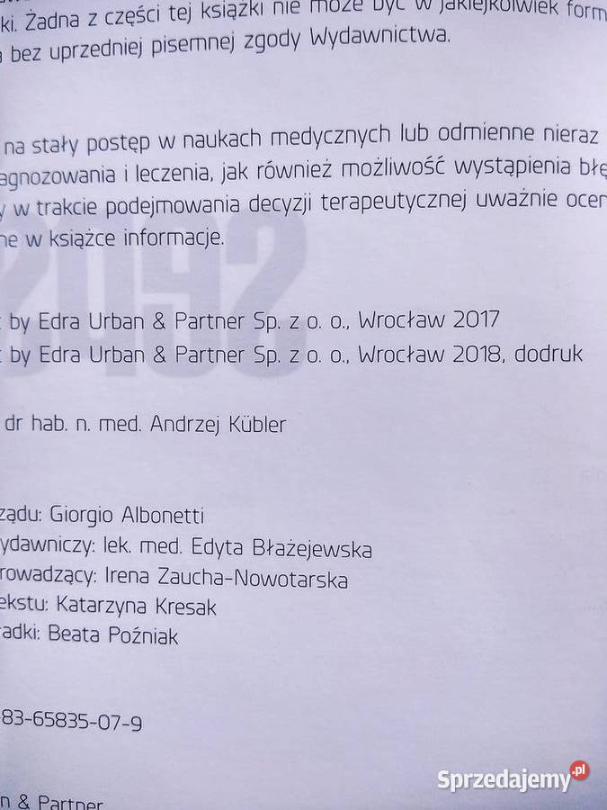 Sepsa akademickie podręczniki studia medyczne Warszawa