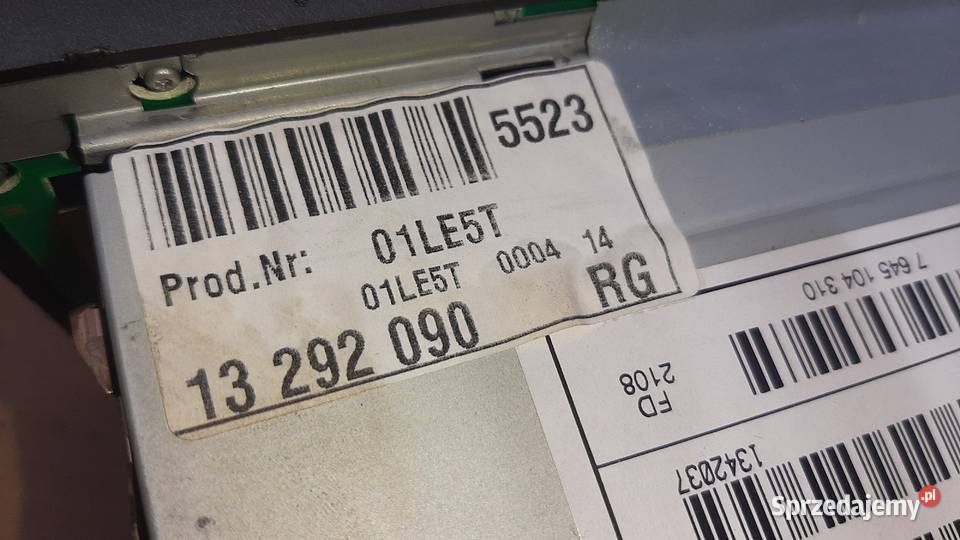 RADIO FABRYCZNE BLAUPUNKT OPEL MERIVA A VECTRA C Dębno