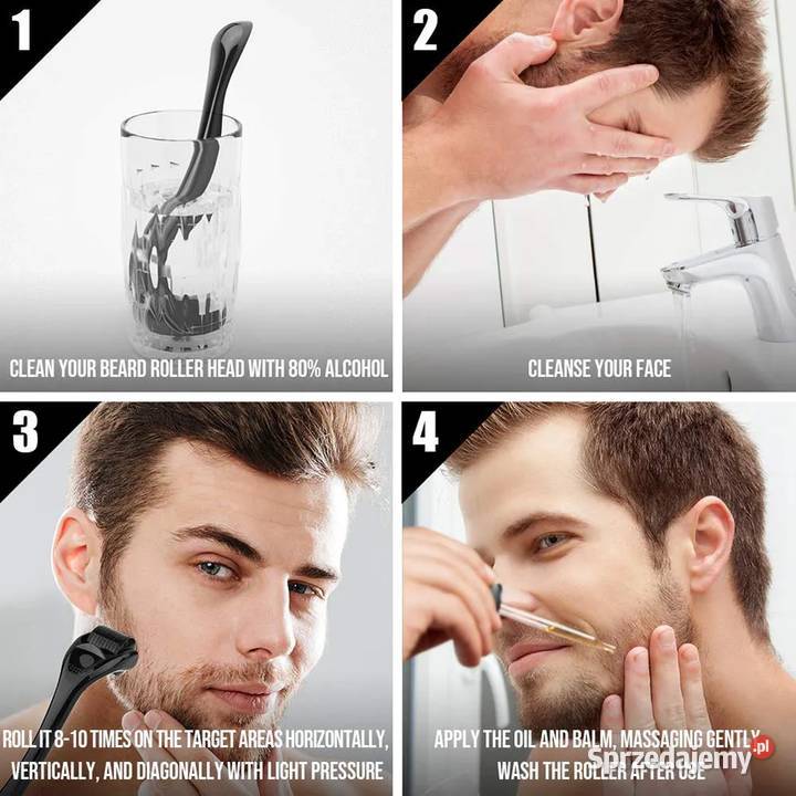 Zestaw na porost brody 5 sztuk Beard Care Płock