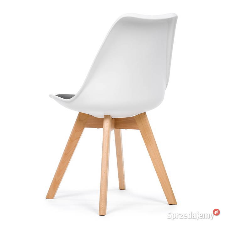 Białe Krzesło Dublin Z Poduszką Szarą Wysyłka Tarchały Małe