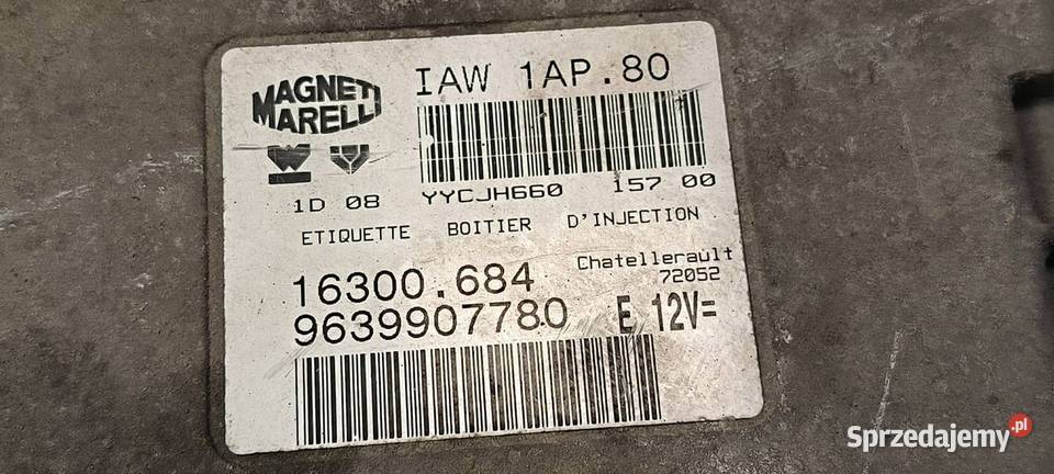 MODUŁ PEUGEOT 206 XR 9639907780 Lipno