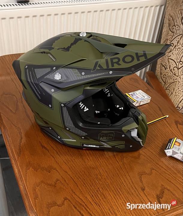 Kask enduro Airoh Twist 3 w kolorze wojskowej Kaski i akcesoria Grupa sprzedam