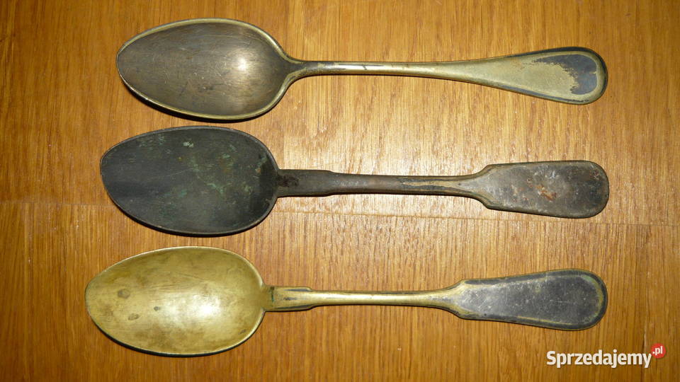 Łyżki posrebrzane NORBLIN FRAGET zestaw 3 podlaskie