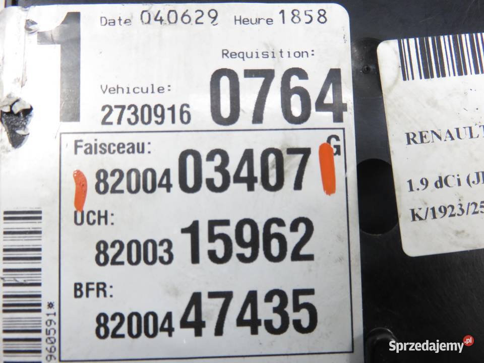MODUŁ UCH2 RENAULT ESPACE IV 19 dCi 8200403407