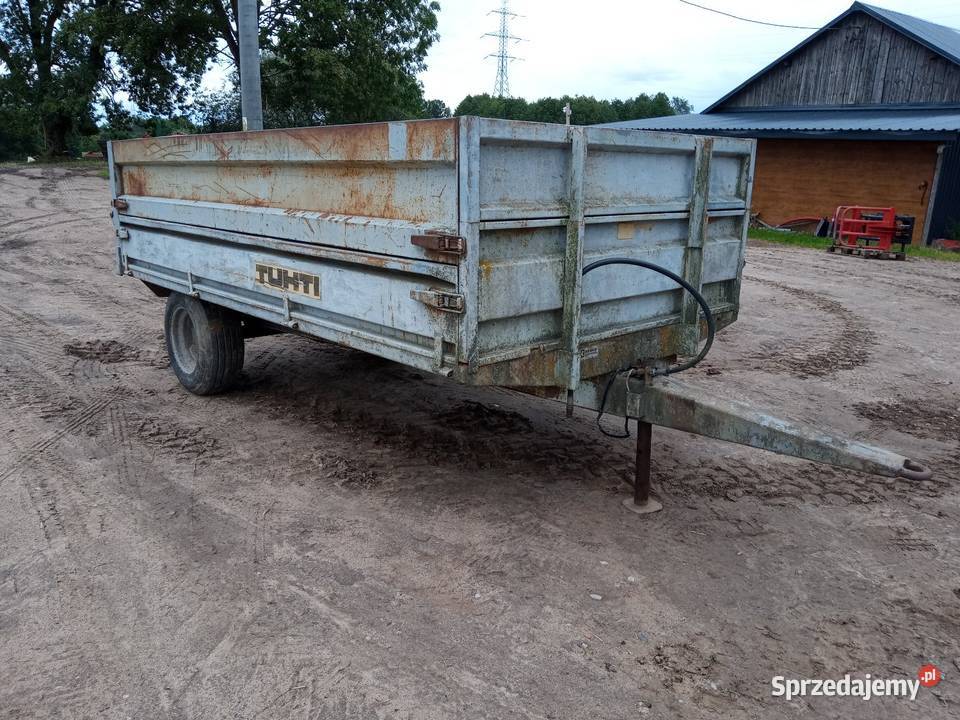 Tuhti M4 Przyczepa wywrotka 4000 podlaskie Szołtany sprzedam