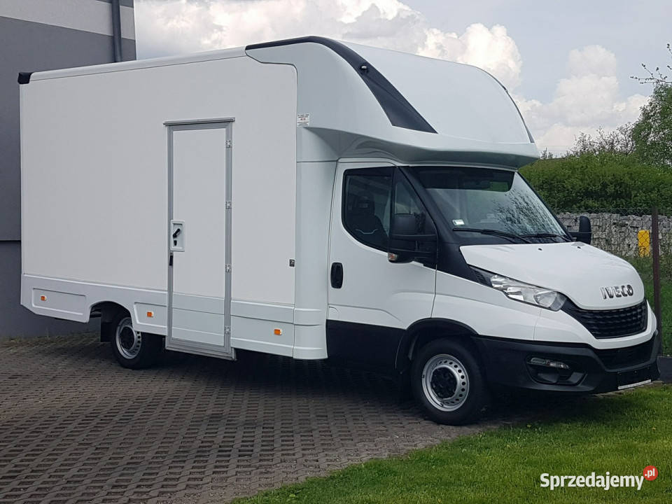 Iveco Daily KONTENER NISKOPODŁOGOWY 443x223x242 wielofunkcyjna kierownica Poręba
