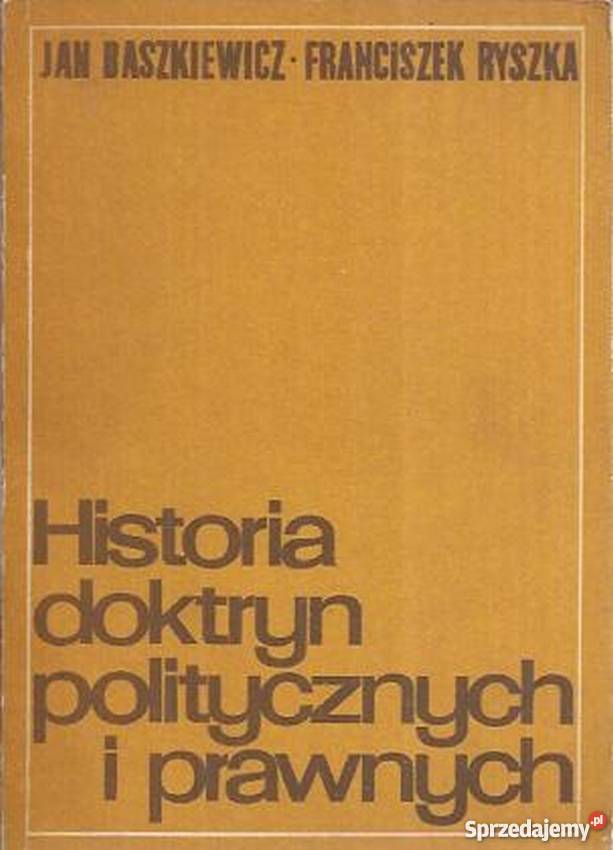 HISTORIA DOKTRYN POLITYCZNYCH I PRAWNYCH Łódź