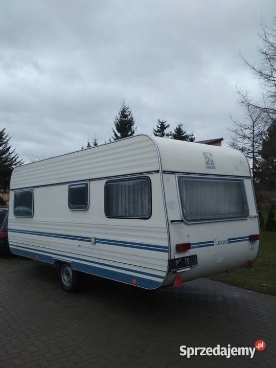 Duża przyczepa kempingowa Knaus na działkę KNAUS Krasnystaw sprzedam