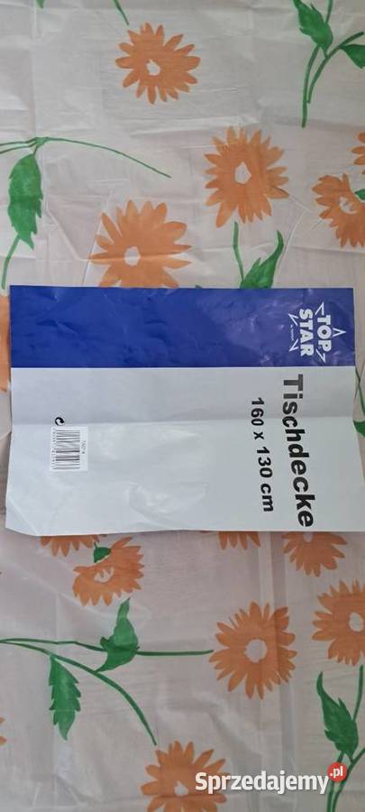 Nowy zmywalny obrus 160x130 Obrusy i serwety Warszawa