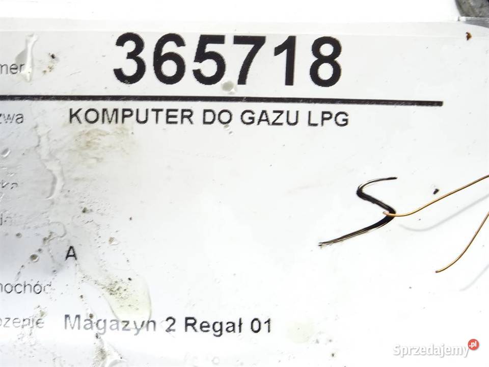 KOMPUTER DO GAZU LPG 67R014903 STEROWNIK GAZU osobowe
