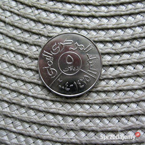 Jemen 5 Rialów 2004r ładna Numizmatyka Kalisz