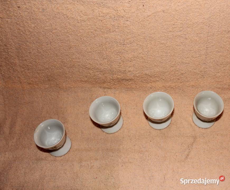 Podstawki pod jajka porcelanowe 4 Stan śląskie