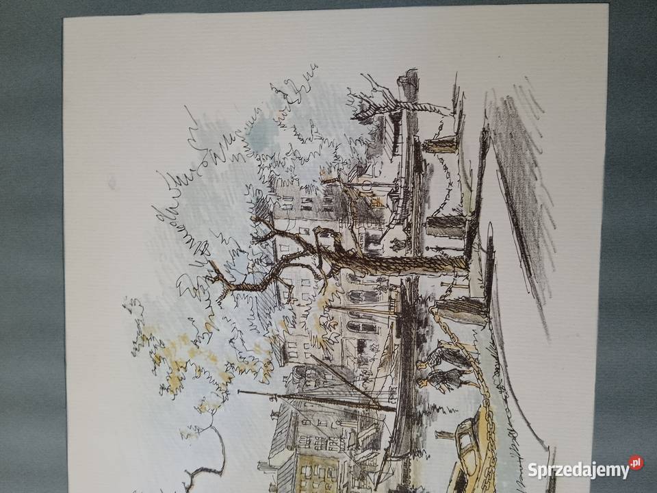 Ebbe Fog litografia Antykwariat sprzedam