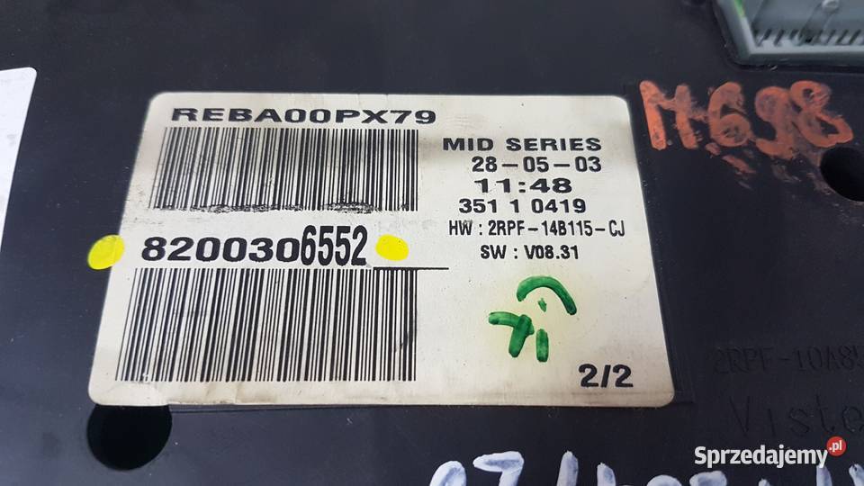 Renault Megane II Licznik 8200306552 Wymiana Świątniki Górne