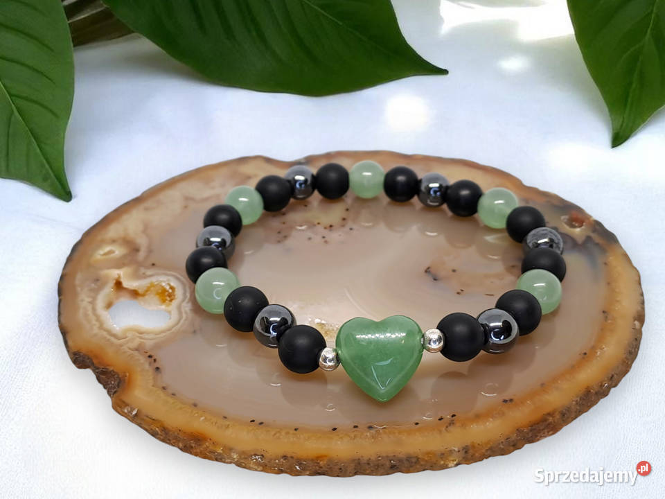 Bransoletka z awenturynu AWENTURYN serce kulka Warszawa