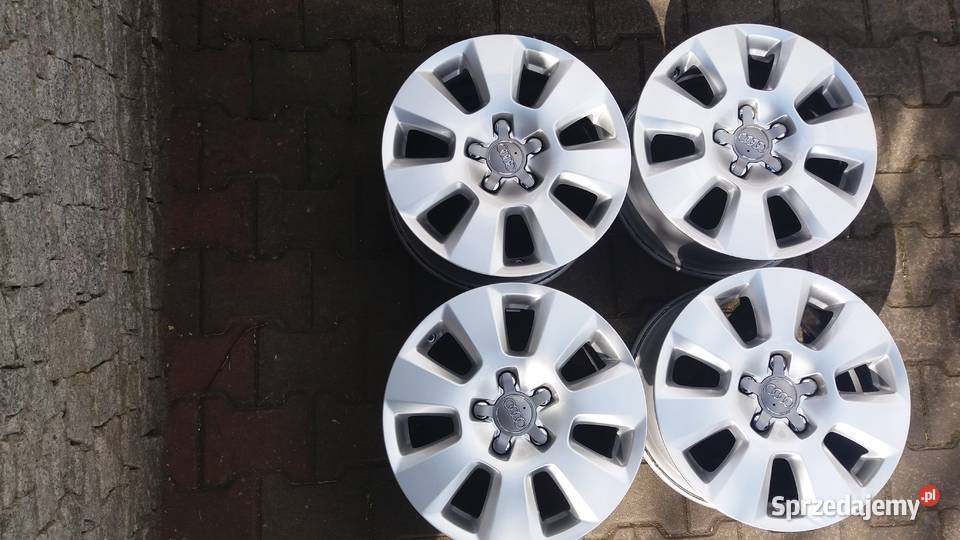 Felgi Aluminiowe 16 Audi 5x112 Stan Oryginalne Koła i felgi Bolesławiec
