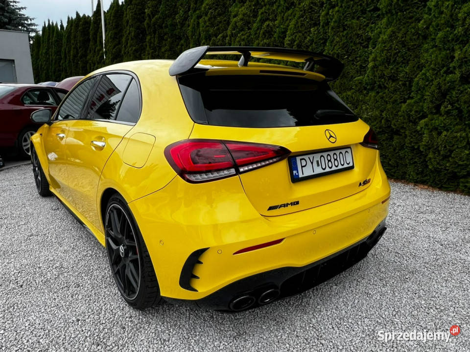 Mercedes A45 AMG VAT 23 4Matic Salon Burmester światła przeciwmgielne Baranowo