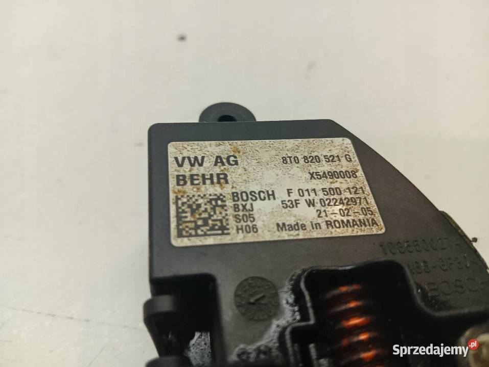 REZYSTOR OPORNICA 8T0820521G Porsche Macan I Rok produkcji 2021