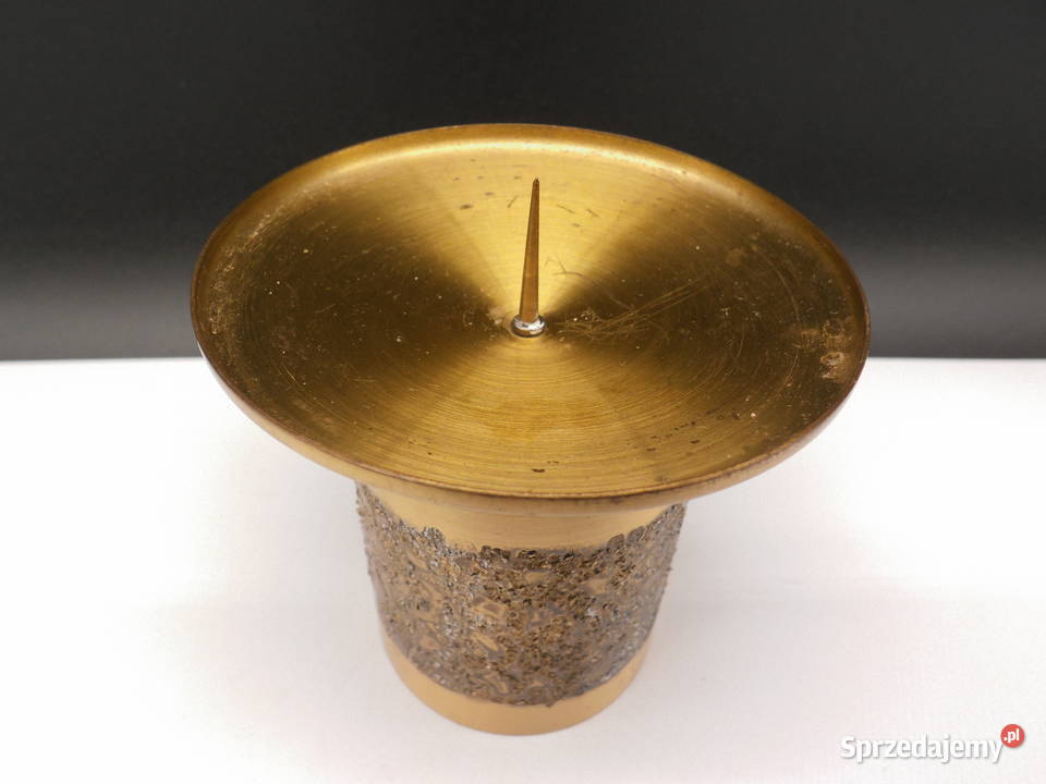 Świecznik Mosiężny antyczny Raszków