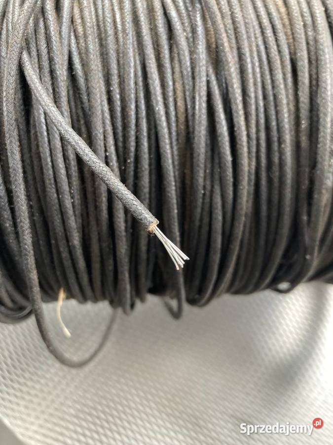 Kabel w oplocie bawełny starodawny Nsu BMW DKW Starogard Gdański