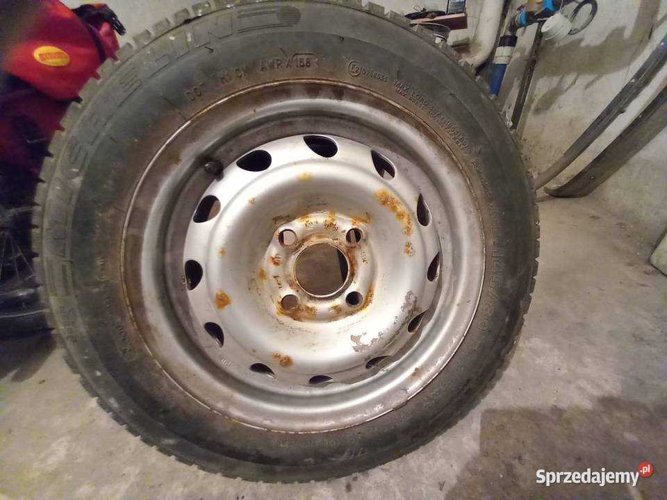 Koła opel corsa B opony zimowe Koła i felgi Łódź sprzedam