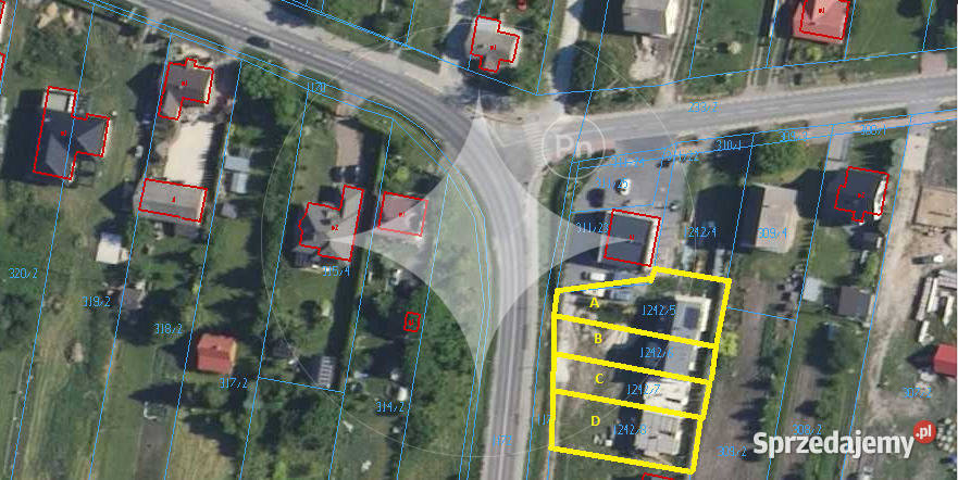 Lipsko k Zamościa Domy w zabudowie szeregowej