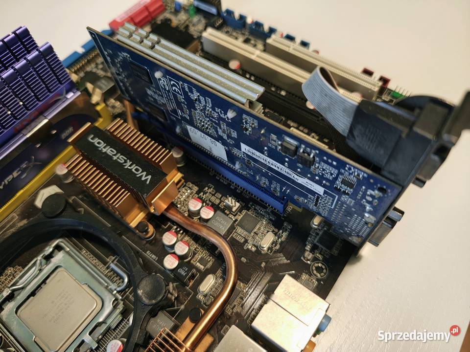 Płyta Główna ASUS P5Q WS Core 2 Quad Q9550 8GB Łódź
