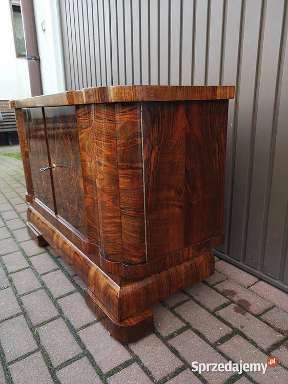 Komoda ARTDECO Orzech Niska Stara Antyk Politura Swarzędz sprzedam